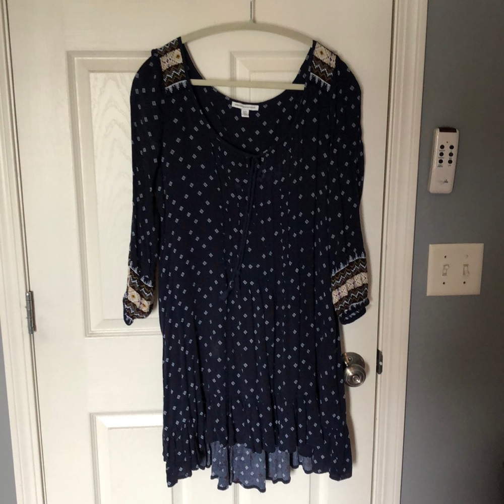 Blue dress